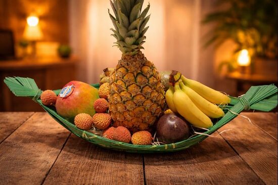 Corbeille Fruits exotique